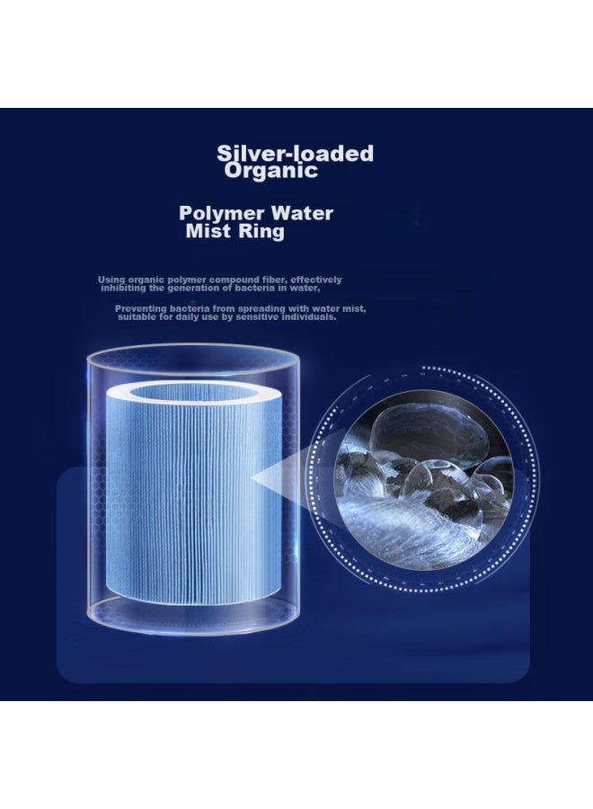 Soleusair Shuleishi Blue Sea Pure Mist-free Air Humidifier Set Rfh02, Top-fill, For Office And Home Use - Image 2