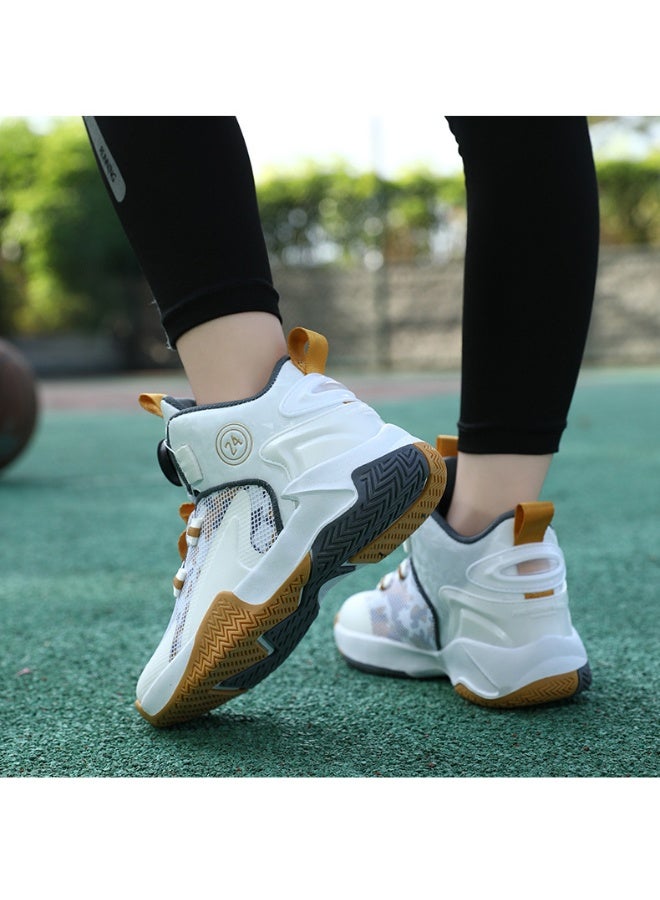 NIBEMINENT Kids Basketball Shoes  Sneakers Non-slip Child Trainer Basketball  Shoes Outdoor Children Sport Shoes - Image 4