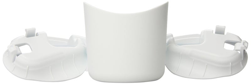 Clek DrinkThingy Baby Car Seat Cup Holder for Foonf Fllo Car Seat Models Attaches Easily to Either Side DishwasherSafe White