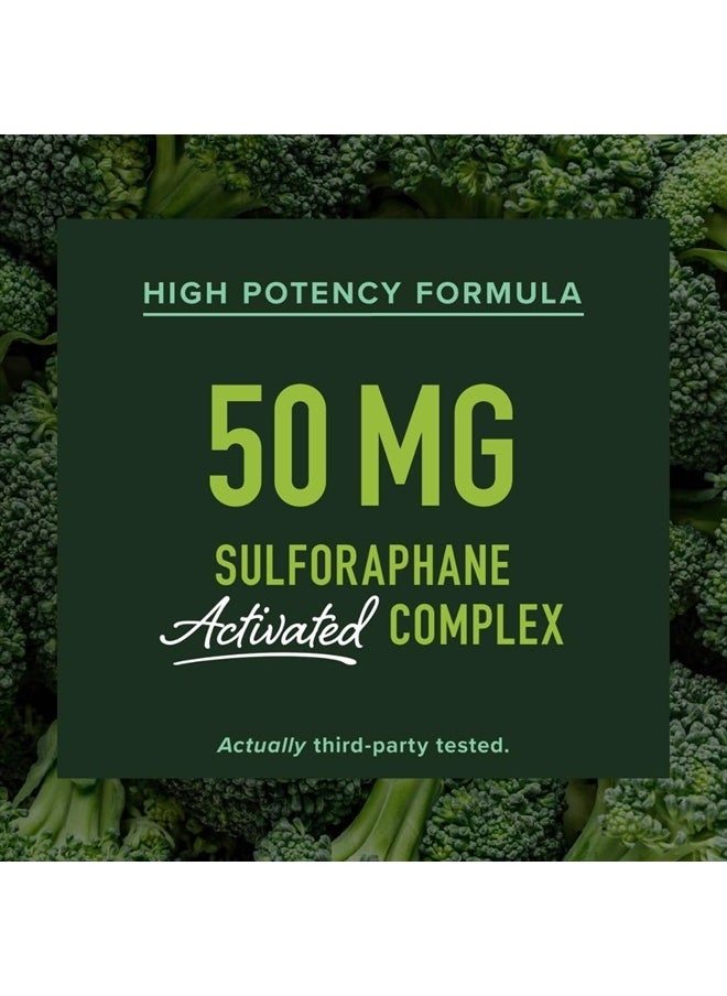 SMNutrition 50MG Sulforaphane Supplement from Broccoli Sprouts | NRF2 Activation with Glucoraphanin, Myrosinase & Antioxidants | Support Cellular & Immune Health | Broccoli Seed Extract Microbeadlets, Vegan 60ct  - Image 3