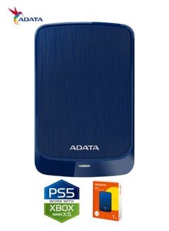ADATA HV320 1TB External HDD Slim Hard Drive | Compatible with PS5 XBOX for Superfast Gaming Fast Data Transfer | Blue  - Image 5
