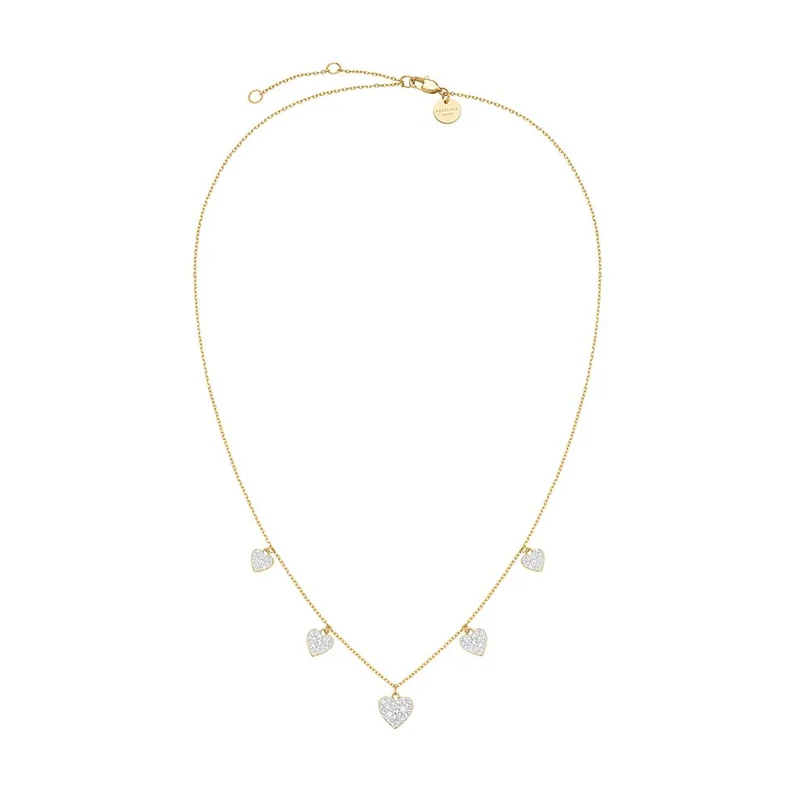 RoseField Rosefield Multi Hearts Necklace Gold - JNMHG-J1274
