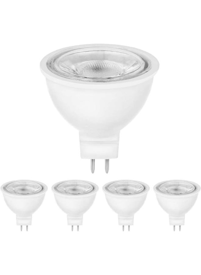 melfi Melfi 6W Led Spot Light - Warm White (3000K) / Daylight (6000K) Source Cup Light, 480Lumen Lamp, For Home, Offices And Schools Etc... (Daylight, Pack Of 5)  - Image 1