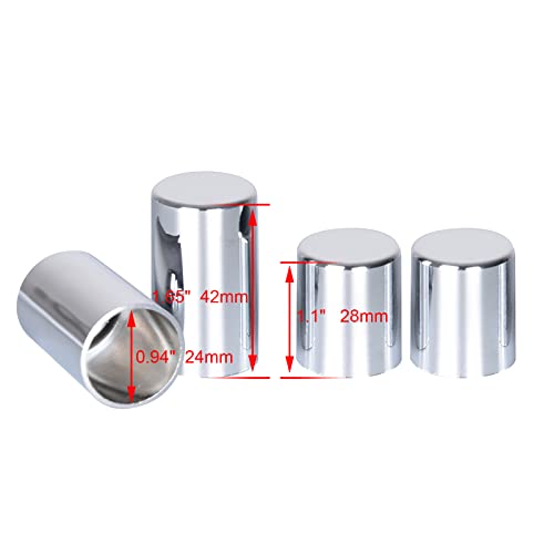 Sresk Docking Hardware Cover Kits Compatible with Harley Touring Street Glide, Electra Glide, Road Glide, Road King 2009-2025 (Chrome) - Image 3