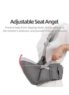 Baby Hip Carrier, Ergonomic Carrier, Capacity Pocket with Adjustable Waistband, Suitable for Newborn to Toddlers All-Seasons(Grey) - pzsku/ZA109FE49930624082F8DZ/45/_/1711680284/e12b3aab-ed84-4b5d-9075-7320dd4e3071