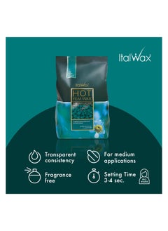 ItalWax Italwax Hot Film Wax 1kg, Azulene Scent  - Image 2