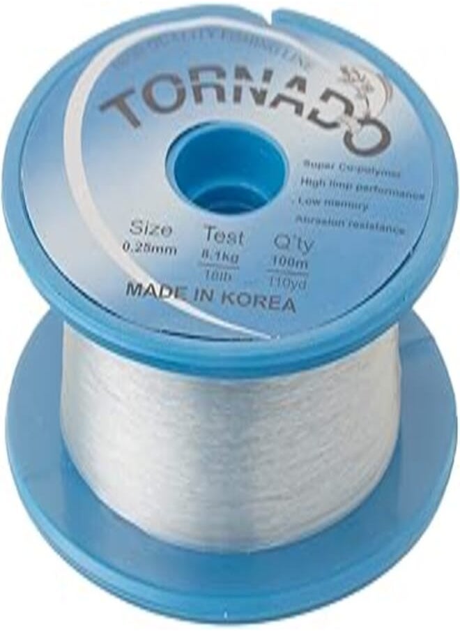 TORNADO Tornado Fishing Line, 0.25 mm, 100 m - Blue 