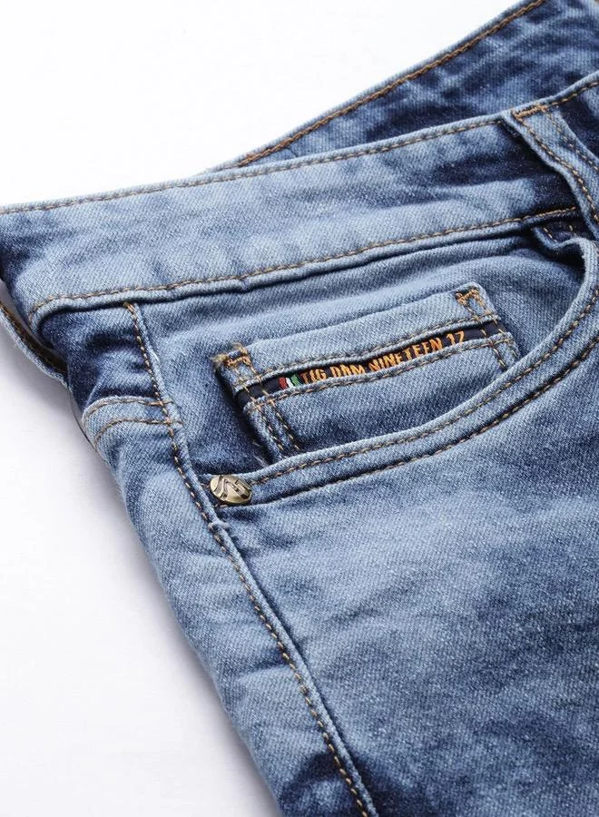 The Indian Garage Co  Men Slim Fit Solid Jeans for Men | Best Price UAE