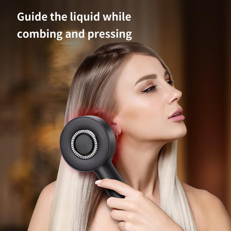 Rechargeable Scalp Massage Hair Oil Comb (Upgraded) - Gently unknots, soothes and relaxes, suitable for all hair types - Image 4