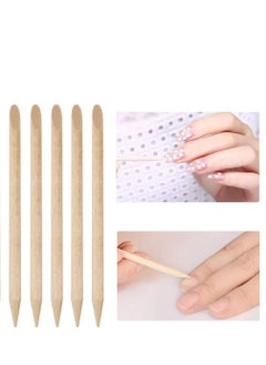 Generic Cuticle Pusher Wooden Nail Sticks, Manicure Wooden Sticks 25 PCS  - Image 2