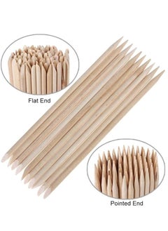 Generic Cuticle Pusher Wooden Nail Sticks, Manicure Wooden Sticks 25 PCS  - Image 4