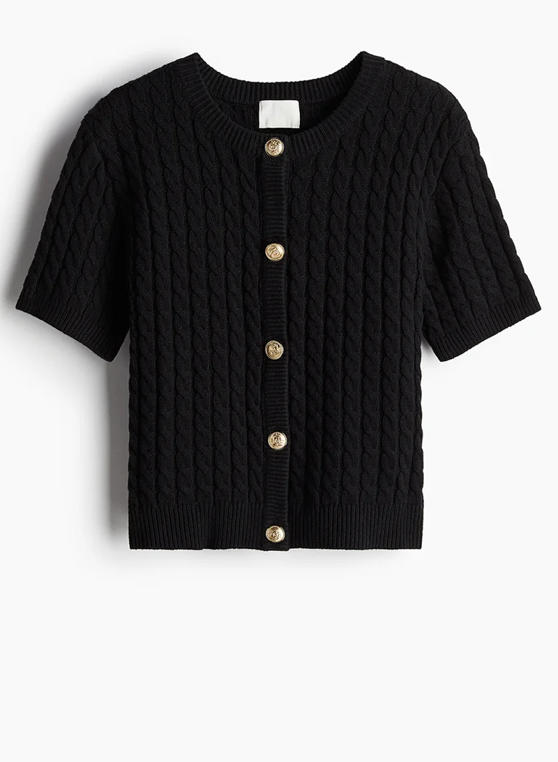 H&M Cable-Knit Cardigan