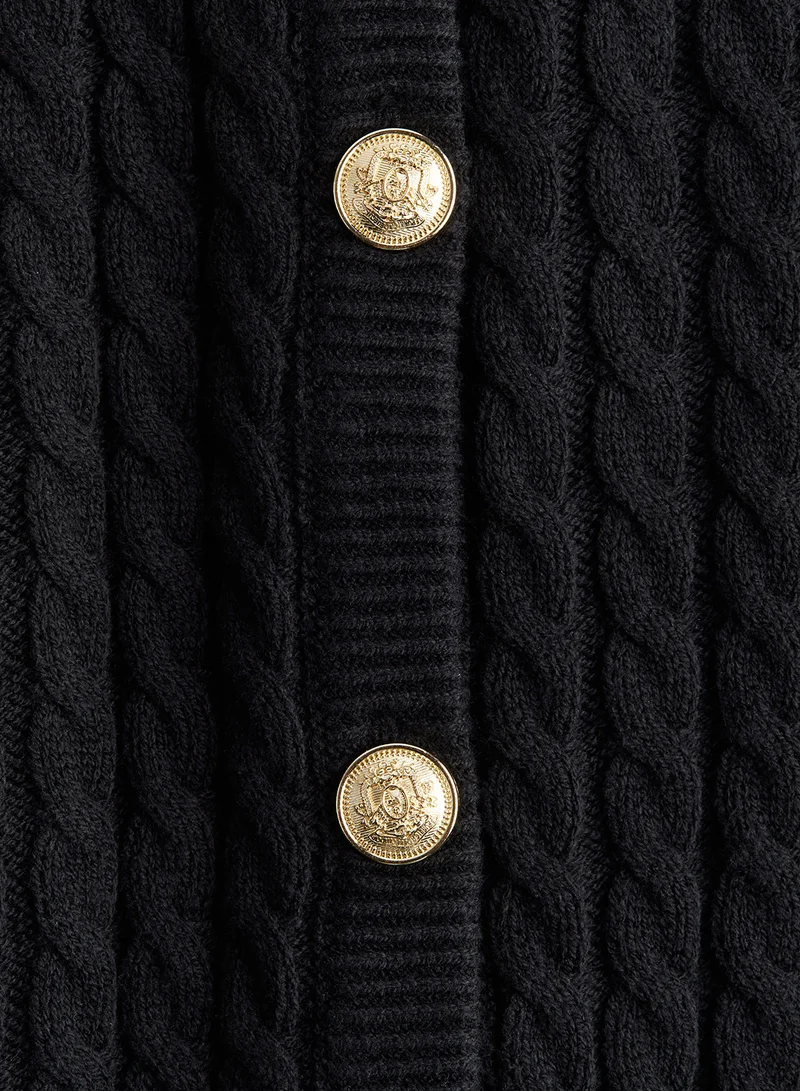 H&M Cable-Knit Cardigan