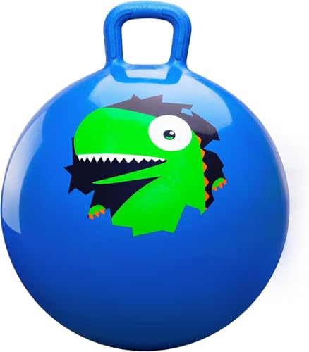 PlayZap Hopper Balls for Kids 612 20 Inches Bouncy Ball with Handle 20 Inflatable Bouncing Hopper 50cm Jumping Toys Garden Hopping Toys Girls Boys Gifts - Image 1