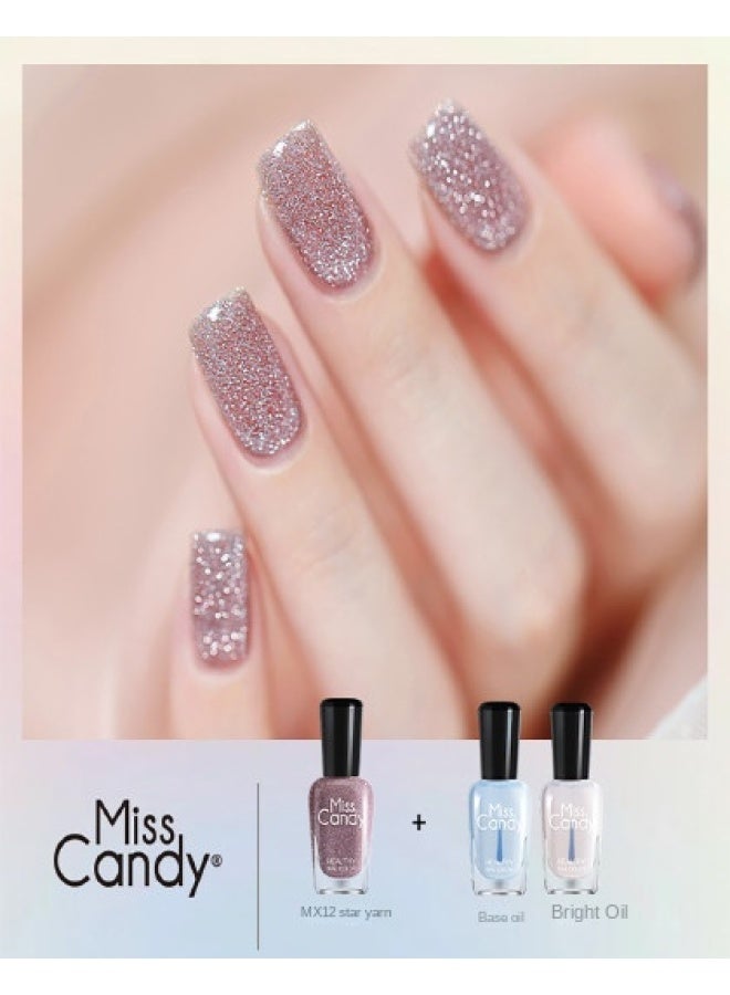 Miss Candy Foot Nail Art】non-toxic Nail Polish, No Uv Light Needed, Long-lasting Peelable Nail Varnish, Elegant & Whitening Effect, Daily Wear, 7ml - Image 2