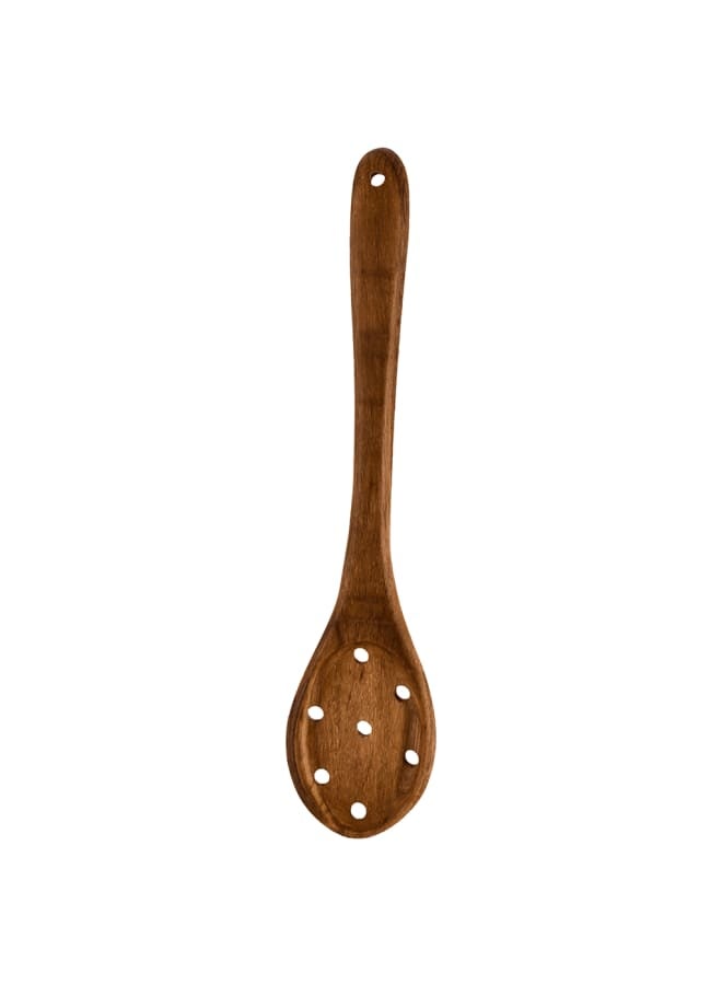 Senzo - Wooden Serving Skimmer - Wood - 31cm - Image 2