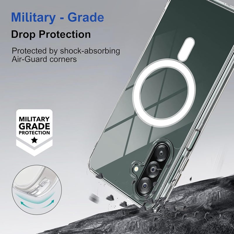 ZAPCASE غطاء خلفي لهاتف سامسونج جالاكسي A17 5G | غطاء خلفي مقاوم للخدوش | شفاف - Image 3