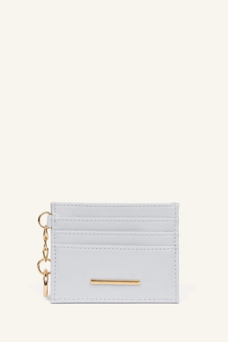 ديفاكتو Woman Faux Leather Business Card Wallet
