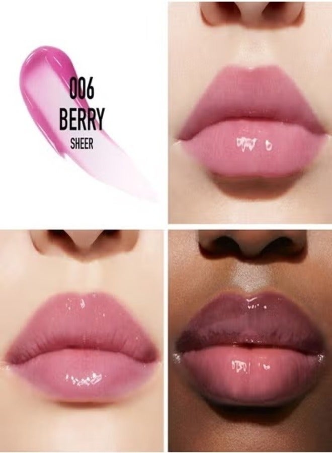 Dior Addict Lip Maximizer - Shade 006 Berry 6ml | Plumping Gloss with High Shine & Hydration - Image 2