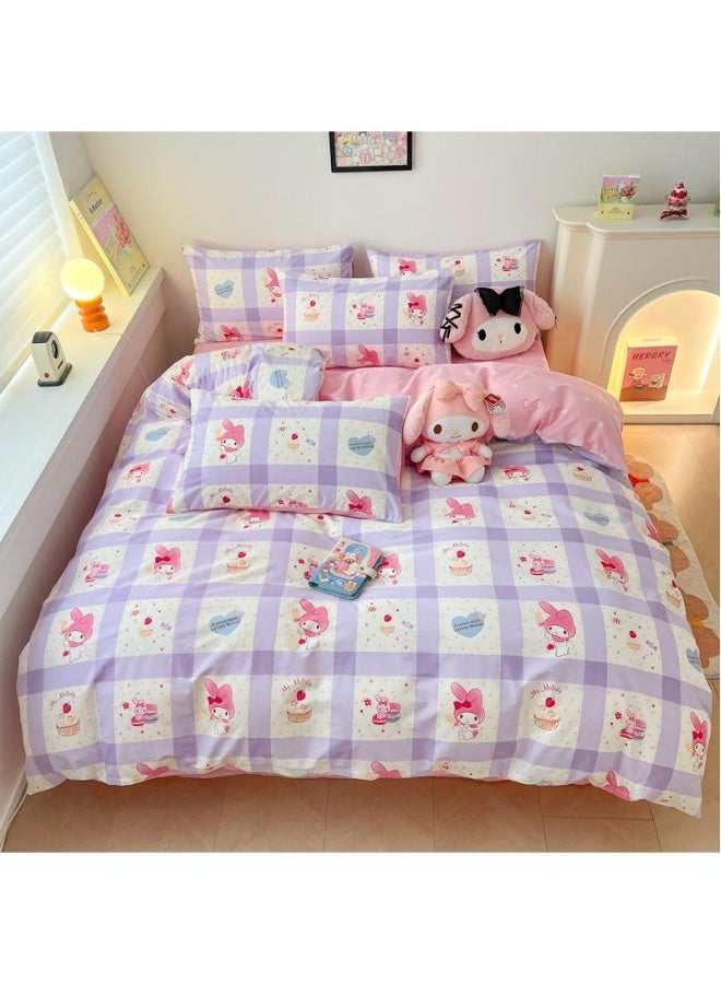 طقم ملايات قطنية مريحة مكون من 4 قطع هدية يوم الأطفال وهدية عيد الميلاد 200X230 سم - Image 1