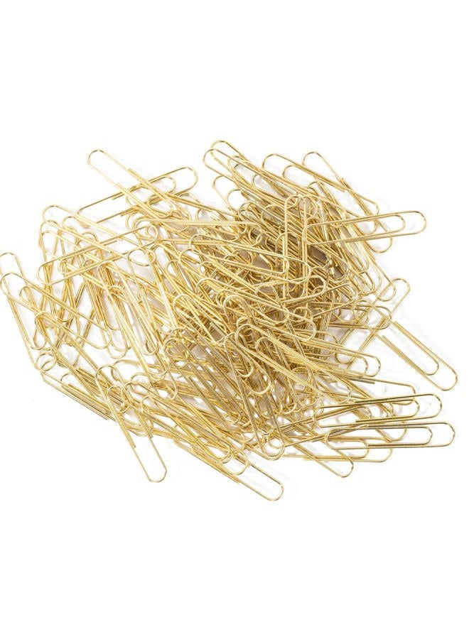 Bflaae Gold Paper Clips,Large Paper Clip 2 Inch Jumbo Paperclips,Smooth Heavy Duty Clips Office Supplies Ideal for Bookmark - Image 4