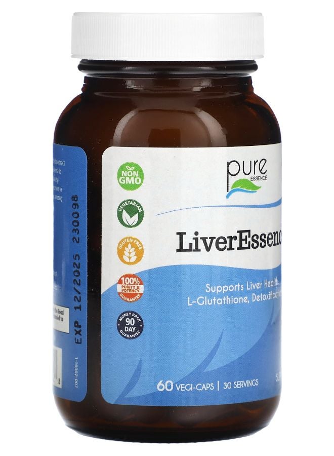Pure Essence LiverEssence 60 Vegi-Caps - Image 2