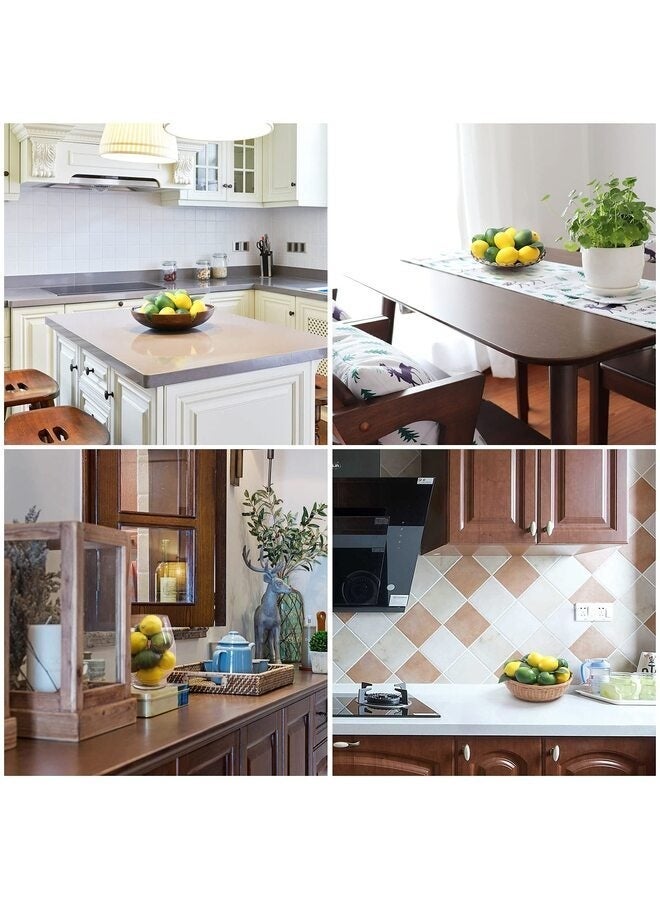 24PCS Simulated Lemons with Leaves, Two Sizes 1.97 and 2.60 Inches, Artificial Fruit Decor for Bowls, Table Centerpieces and Summer Kitchen Decorations - Image 2