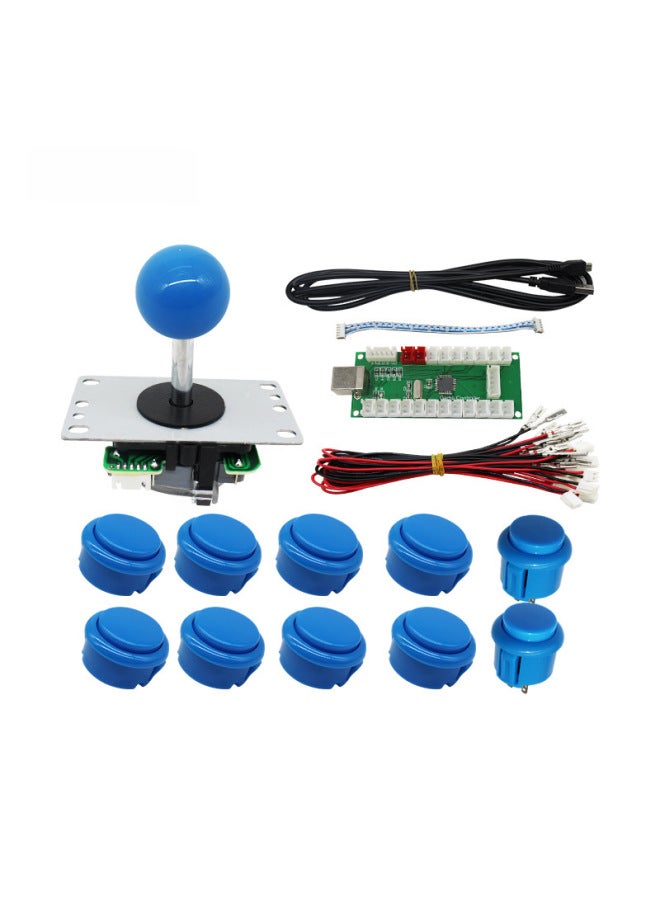 DIY Arcade Rocker Kit USB Computer Rocker Circuit Board PC/PS3/gamepad Rocker Button Accessories-Product Color:White  - Image 3