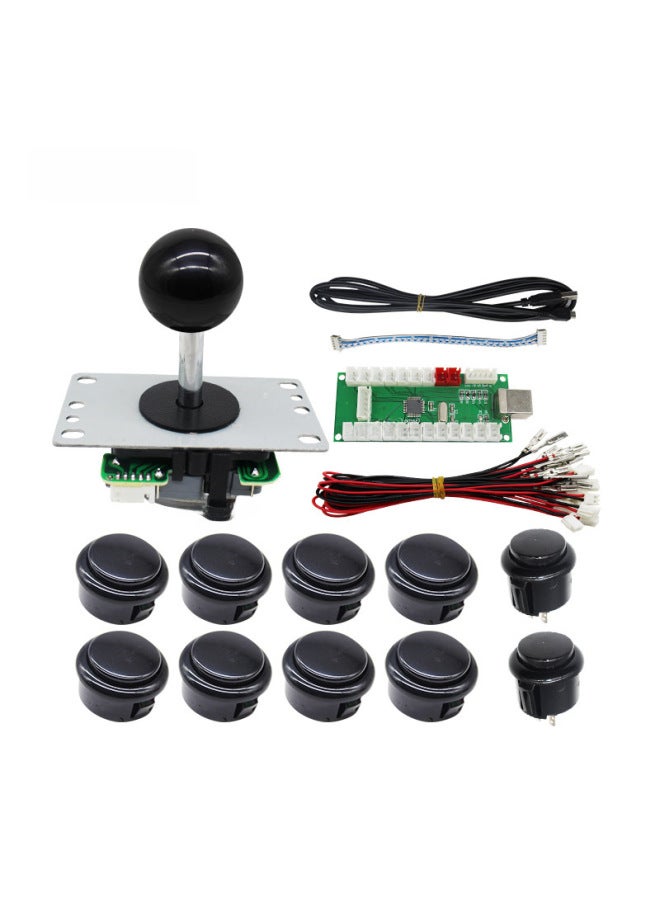 DIY Arcade Rocker Kit USB Computer Rocker Circuit Board PC/PS3/gamepad Rocker Button Accessories-Product Color:White  - Image 5