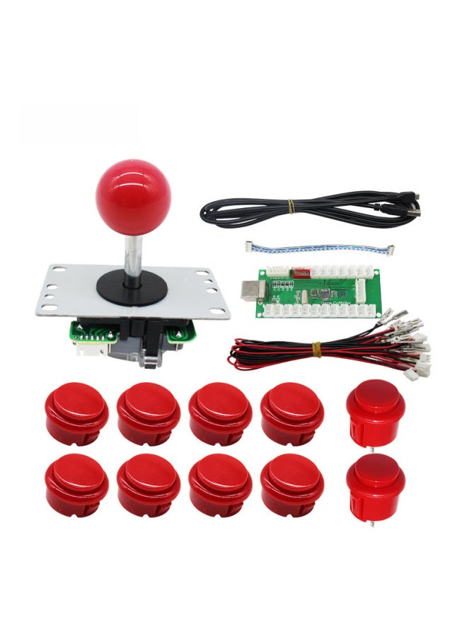 DIY Arcade Rocker Kit USB Computer Rocker Circuit Board PC/PS3/gamepad Rocker Button Accessories-Product Color:White  - Image 2