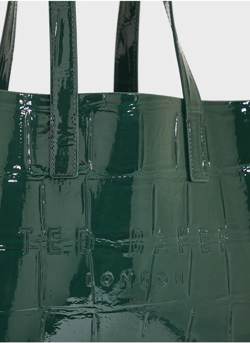 Ted Baker Reptcon Croc Effect Small Icon Bag