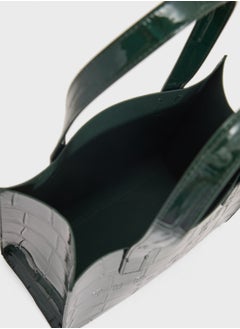 Ted Baker Reptcon Croc Effect Small Icon Bag  - Image 5