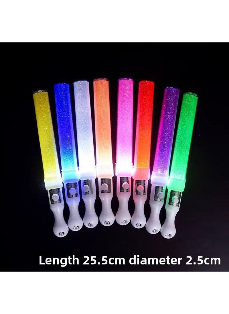 Mini Glowing Stick Toys with Heart  Star Short straight stick light stick color mixed hair