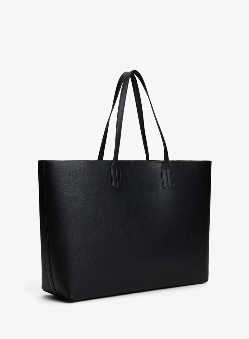 TOMMY HILFIGER The American Icon Pebble Grain Tote Bag - Image 3