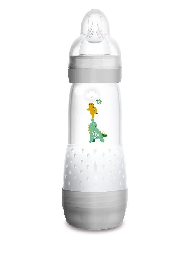 MAM - MAM Easy Start Anti-Colic Bottle, 9 Ounce (1-Count), Baby Essentials, Medium Flow Bottles with Silicone Nipple, Unisex Baby Bottles, Designs May Vary - Image 1