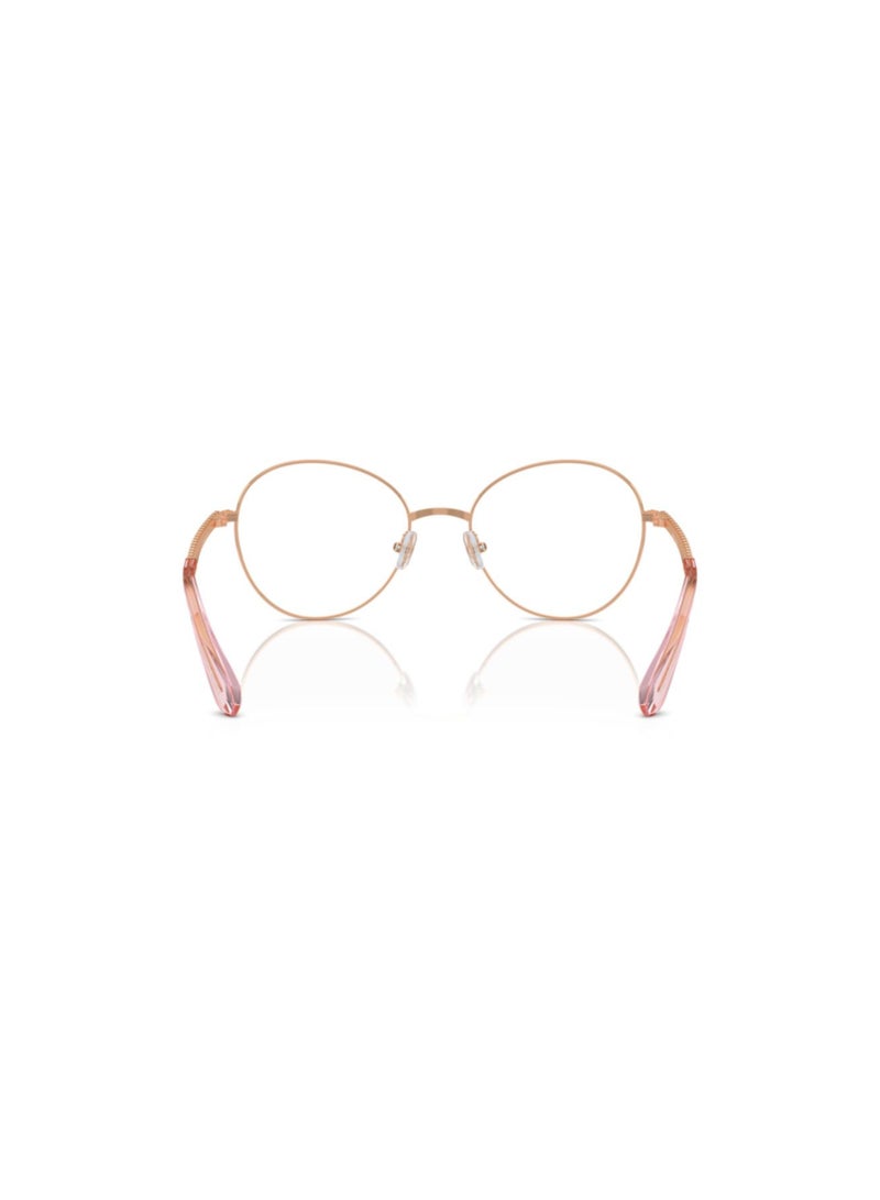 SWAROVSKI Swarovski Woman Round  Eyeglasses- Sk 1013 - Lense Size:52Mm - Rose Gold - Image 3