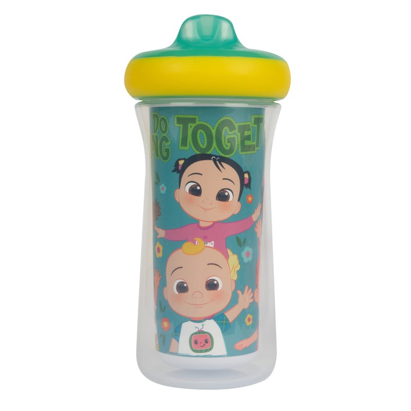The First Years Cocomelon Kids Insulated Sippy Cups - Dishwasher Safe Spill Proof Toddler Cups - Ages 12 Months and Up - 9 Ounces - 2 Count - Image 3