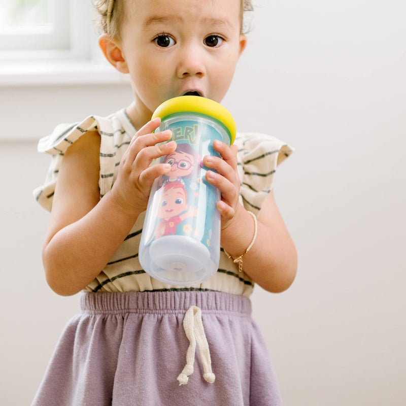 The First Years Cocomelon Kids Insulated Sippy Cups - Dishwasher Safe Spill Proof Toddler Cups - Ages 12 Months and Up - 9 Ounces - 2 Count - Image 5
