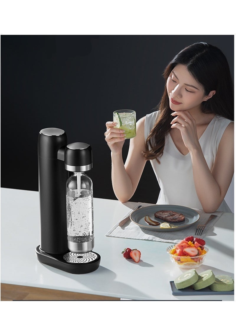 Furtey Sparkling Water Maker Soda Maker Soda Streaming Machine for Carbonating with 1L Carbonating Bottle, Seltzer Fizzy Water Maker, Compatible with Screw-in CO2 Carbonator , Portable Bubble Machine（white）r Carbonating with 1L Carbonating Bottle, Seltzer Fizzy Water Maker, Compatible with Screw-in CO2 Carbonator , Portable Bubble Machine - Image 2