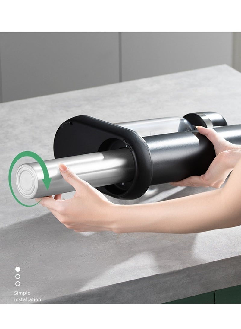 Furtey Sparkling Water Maker Soda Maker Soda Streaming Machine for Carbonating with 1L Carbonating Bottle, Seltzer Fizzy Water Maker, Compatible with Screw-in CO2 Carbonator , Portable Bubble Machine（white）r Carbonating with 1L Carbonating Bottle, Seltzer Fizzy Water Maker, Compatible with Screw-in CO2 Carbonator , Portable Bubble Machine - Image 4