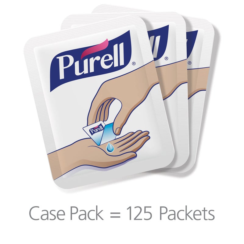 Purell جيل مطهر اليدين المتقدم من بيوريل، خالي من العطور، 125 عبوة للاستخدام الفردي بحجم السفر - 9620-12-125EC (عبوة من 1) - Image 2