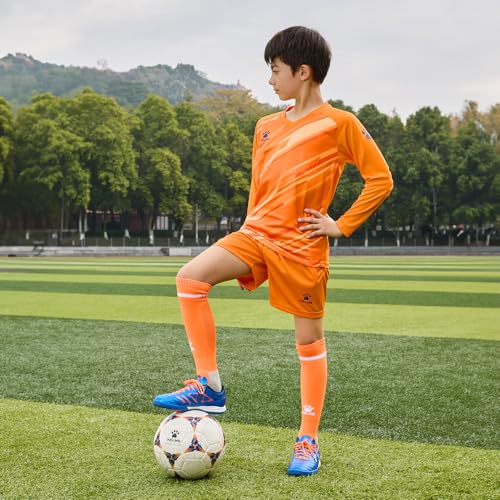 KELME Kids Goalie Shirt,Goalkeeper Jersey Padded Long Sleeve Soccer Football Training Uniform for Youth,Orange Kid Size 6 - Image 4