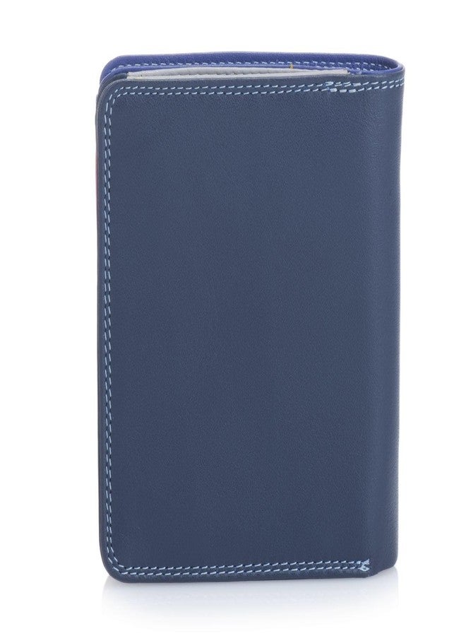 mywalit - Leather Women's Purse - Medium Wallet w/Zip Around Purse - 231-127 Royal - Image 4