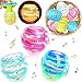 Ancesfun 6 PCS Easter Eggs Spinning Tops Toy for Kids Light Up Flashing Spin Toys with LED Gyroscope for Party Favors Glow in The Dark Supplies Goodie Bag Stuffers Easter Gifts for Kids - Image 2