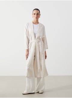 LC WAIKIKI Shawl Collar Floral Oversize Women's Kimono  - Image 1