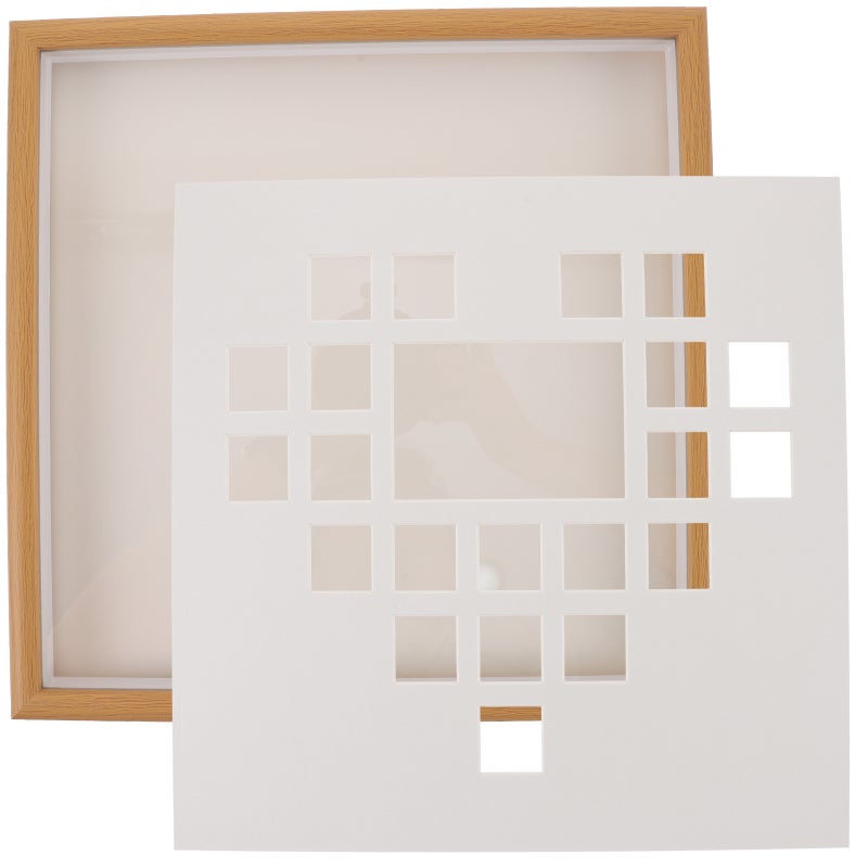 2pcs Diy Wood Painting Arts Frame Cardboard Picture Frame Diy Kids Photo Frames - Image 2