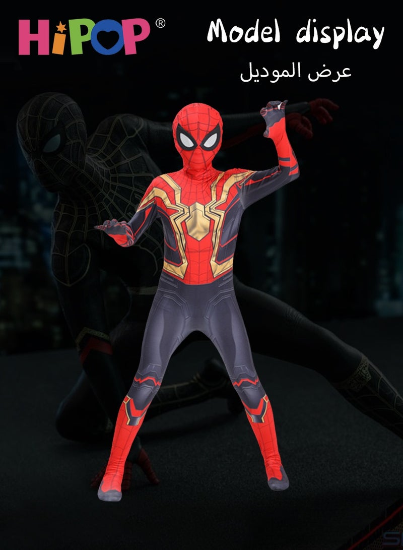 HIPOP Kids'Costumes Role Cosplay,Dress Up Onesies,Kids' Spiderman Costumes - Image 3