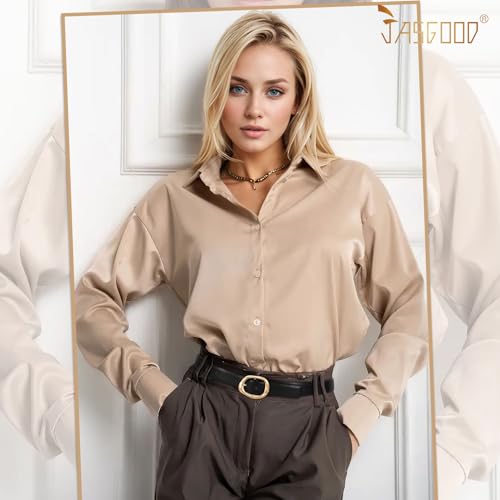 JASGOOD Women Leather Belt for Jeans Pants Ladies Casual Waist Belt Fashion Women Belt with Gold Buckle - Image 4