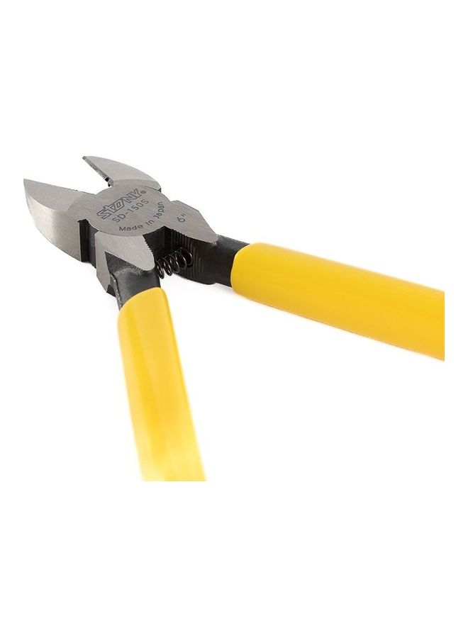 NIBEMINENT Premium Diagonal Cutting Plier With Spring Yellow/Grey/Black - Image 4