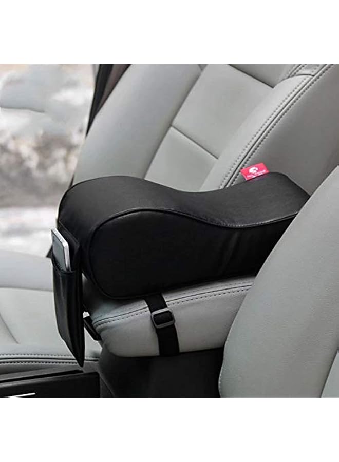 Generic Multi-Purpose Car Armrest With Hand Rest Cushion Pillow With Multipurpose Bag  - Image 1
